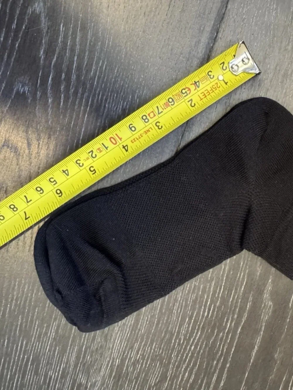 Authentic Chanel Black CC Logo Ankle Socks Knit Designer Hosiery